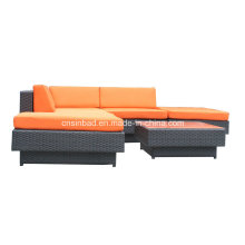 Wicker Möbel Rattan Sofa Set mit SGS Certificated (9509-orange)